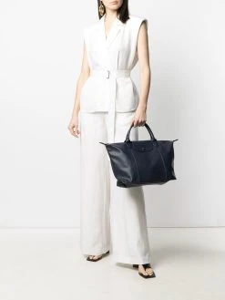 Longchamp sac cabas Le Pliage Cuir médium