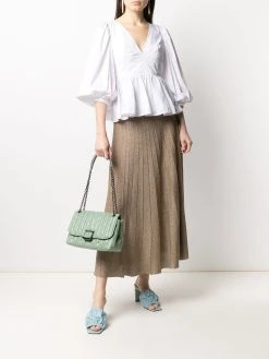 Longchamp sac porté épaule Brioche matelassé