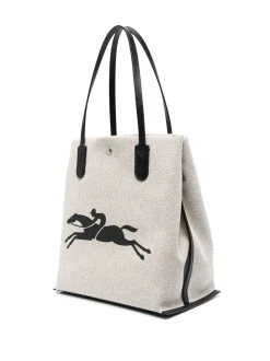 Longchamp sac à logo imprimé