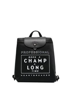Longchamp sac à dos Le Pliage Collection à patch EU