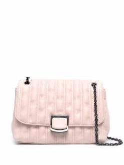 Longchamp sac à bandoulière Brioche en cuir