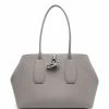 Longchamp sac porté épaule Roseau en cuir