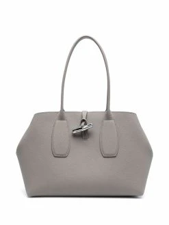 Longchamp sac porté épaule Roseau en cuir