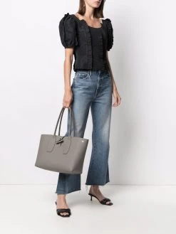 Longchamp sac porté épaule Roseau en cuir