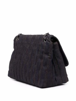 Longchamp sac à bandoulière Brioche en jean