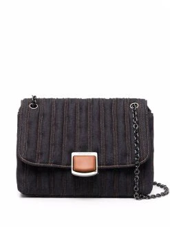 Longchamp sac à bandoulière Brioche en jean