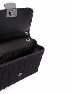 Longchamp sac à bandoulière Brioche en jean