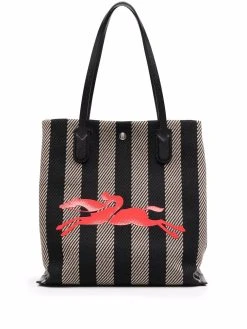 Longchamp sac porté épaule Essential Stripes