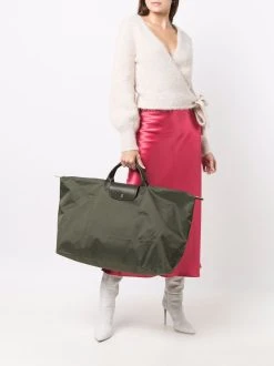 Longchamp grand sac cabas Le Pliage Green Travel