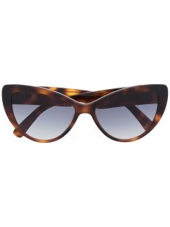 Longchamp lunettes de soleil à monture effet écaille de tortue