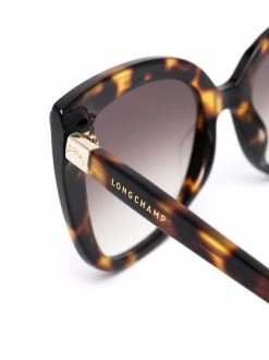 Longchamp lunettes de soleil oversize à monture papillon