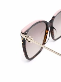 Longchamp lunettes de soleil à monture carrée