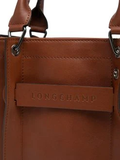 Longchamp sac à main en cuir à logo embossé