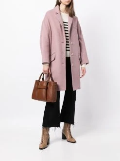 Longchamp sac à main en cuir à logo embossé