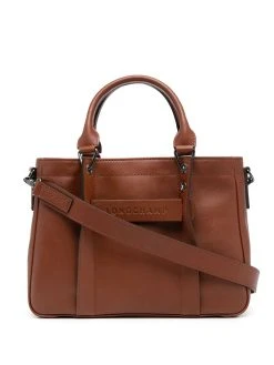Longchamp sac à main en cuir à logo embossé