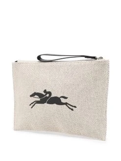 Longchamp pochette Roseau en cuir