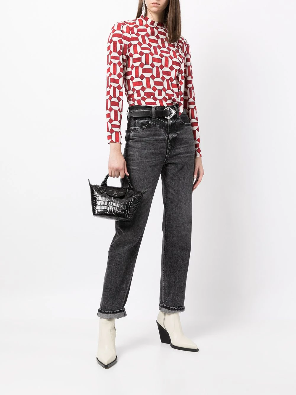 Longchamp Petit sac à main Le Pliage Cuir Qualité Garantie sacs cabas femme 4 Longchamp petit sac à main Le Pliage Cuir