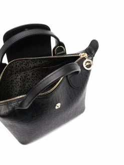 Longchamp mini sac à main Le Pliage LGP à logo embossé