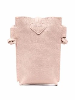 Longchamp étui pour smartphone Roseau en cuir