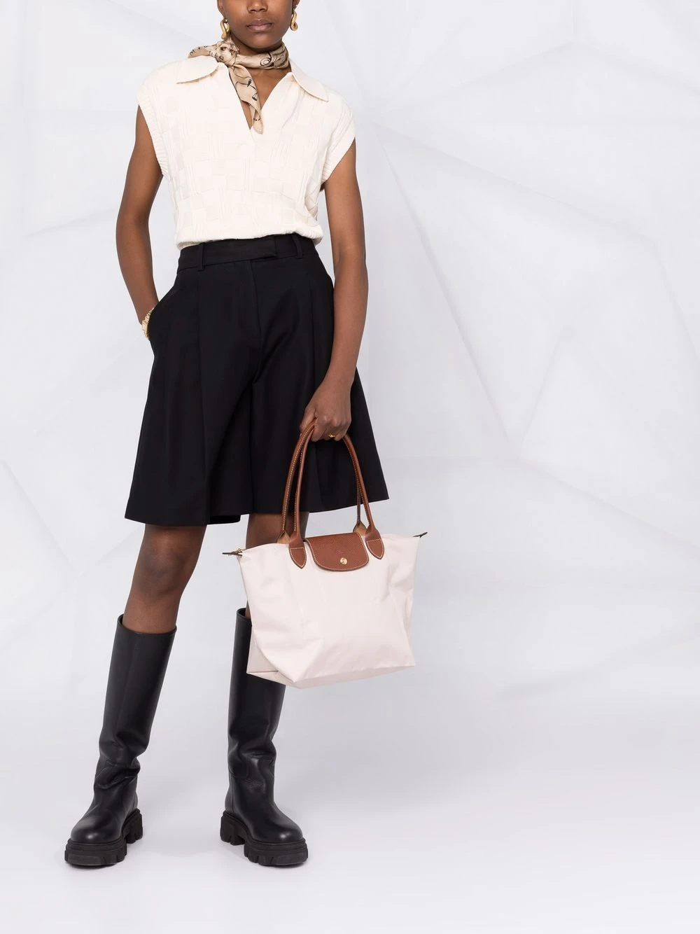 Longchamp Discount En Ligne Petit sac porté épaule Le Pliage sacs porté épaule femme 4 Longchamp petit sac porté épaule Le Pliage