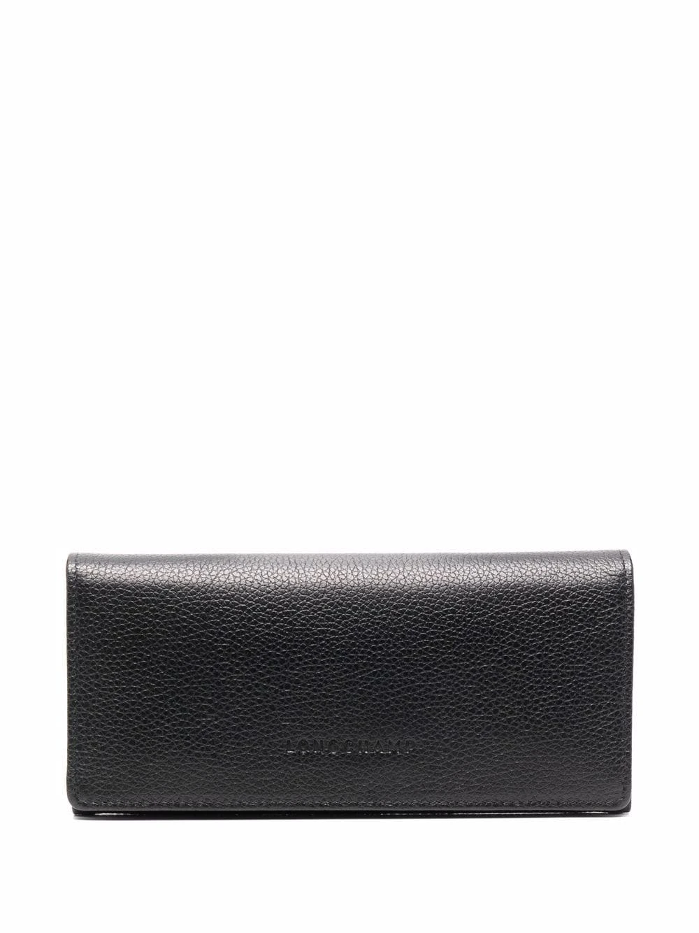 Prix Discount Longchamp Portefeuille Le Foulonné en cuir portefeuilles & porte-monnaie femme 3 Longchamp portefeuille Le Foulonné en cuir