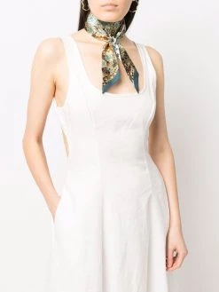 Longchamp foulard à fleurs