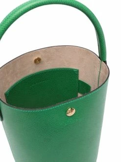 Longchamp sac seau Le Pliage Cuir de Russie