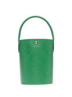 Longchamp sac seau Le Pliage Cuir de Russie