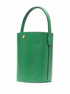 Longchamp sac seau Le Pliage Cuir de Russie