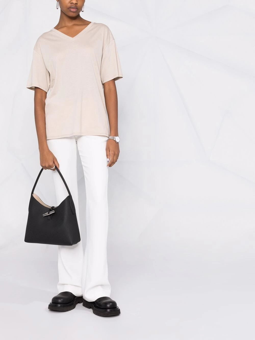 Garantie De Qualité 100% Longchamp Sac porté épaule Roseau médium sacs porté épaule femme 4 Longchamp sac porté épaule Roseau médium