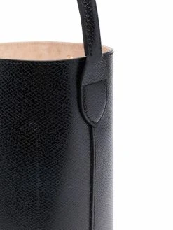 Longchamp sac seau Le Pliage Cuir de Russie